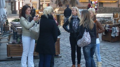 Group of women in Latvia