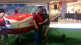 Winston and Roselyn plane